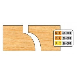 FREEBORN - PT-26-001 -T-ALLOY DROP LEAF TABLE CUTTER Shaper Cutter