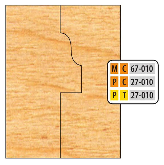 FREEBORN - PT-27-010 - T-ALLOY WINDOW SASH SET Shaper Cutter