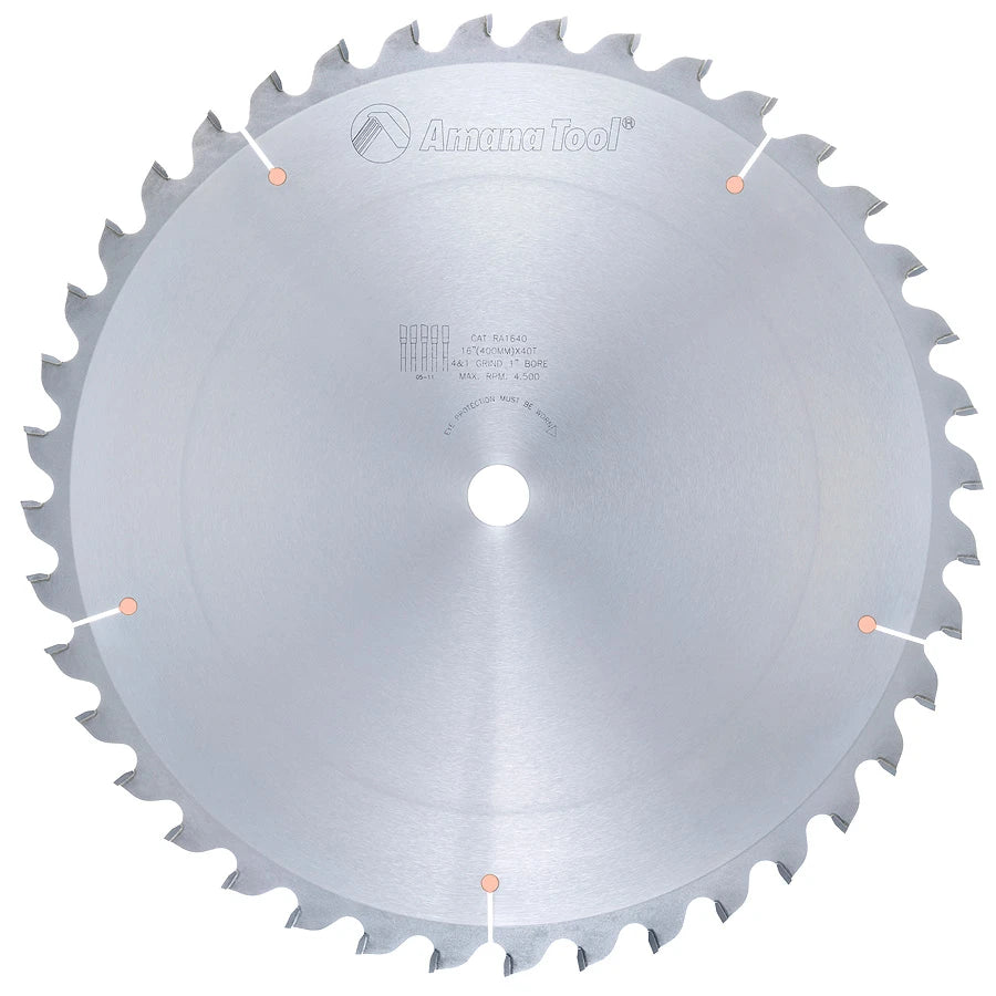 Amana Tool - RA1640 - 16"/40T RADIAL ARM 4&1 GRIND