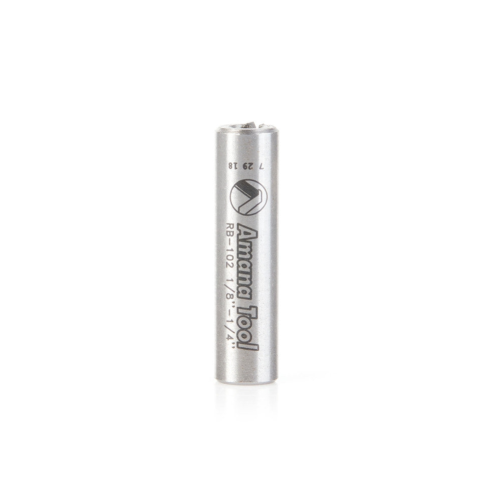 Amana Tool - RB-102 - REDUCTION BUSHING 1/4 TO 1/8