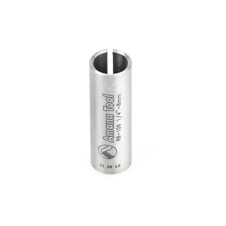 Amana Tool - RB-106 - REDUCTION BUSHING 8MM TO 1/4