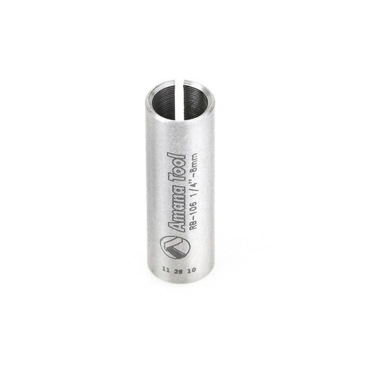 Amana Tool - RB-106 - REDUCTION BUSHING 8MM TO 1/4