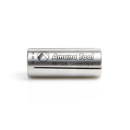 Amana Tool - RB-126 - REDUCTION BUSHING 12MM TO 1/4"