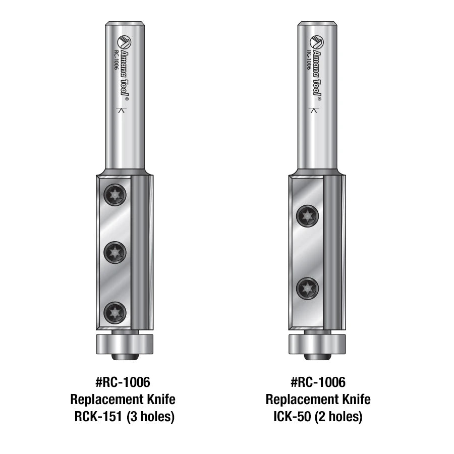 Amana Tool - RC-1006 - FLUSH TRIM 50.8MM CAR. 1/2 SHK