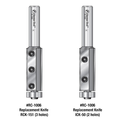Amana Tool - RC-1006 - FLUSH TRIM 50.8MM CAR. 1/2 SHK