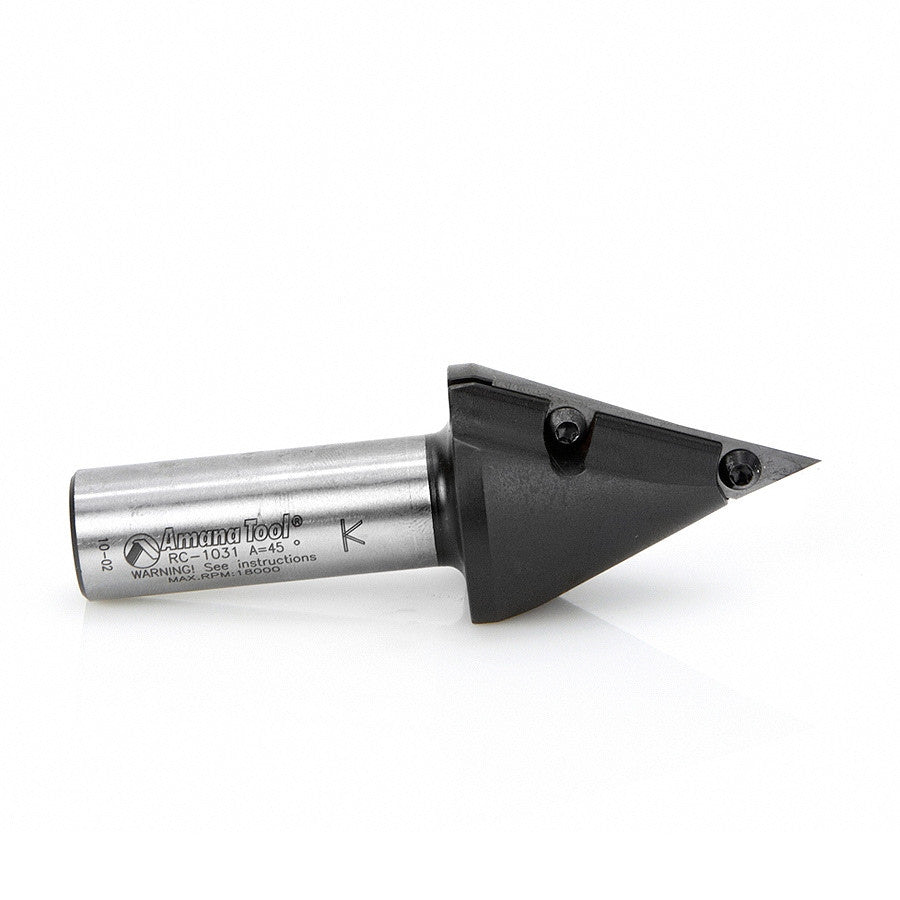 Amana Tool - RC-1031 - INSERT V-GROOVE 45D 3/4 SHANK