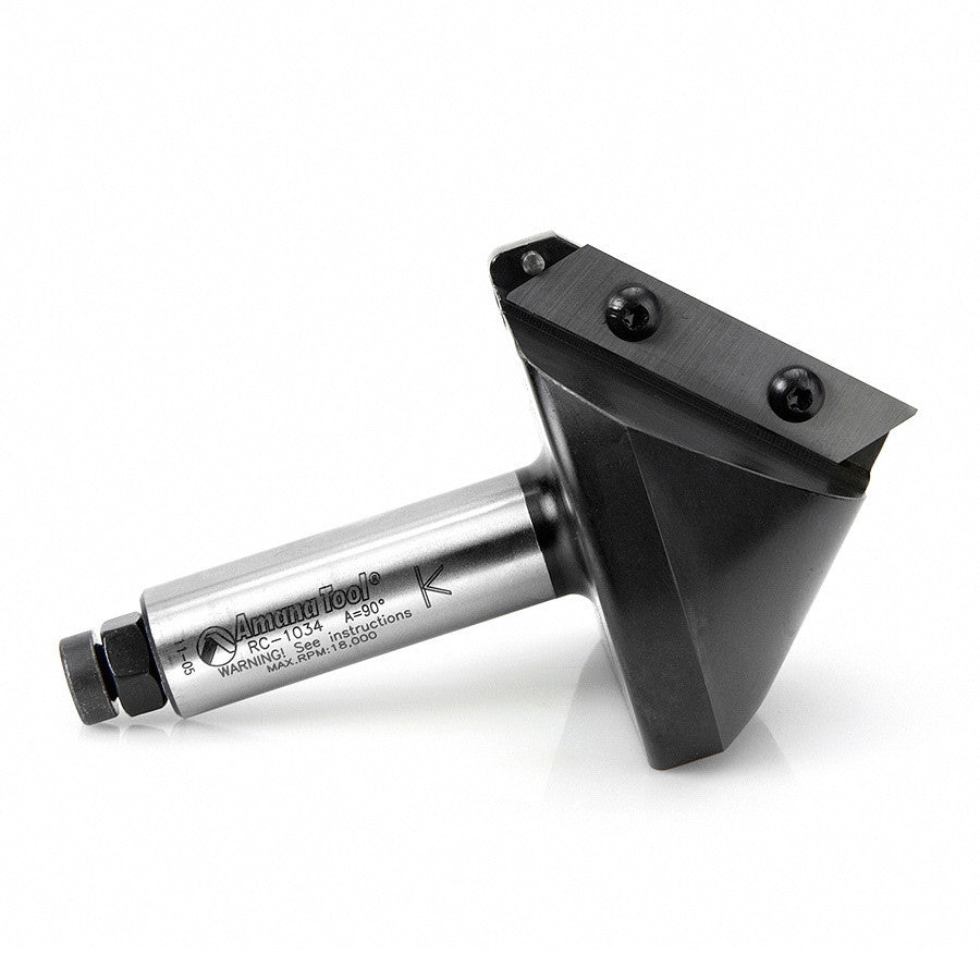 Amana Tool - RC-1034 - V GROOVE INSERT 90D 3/4 SHK