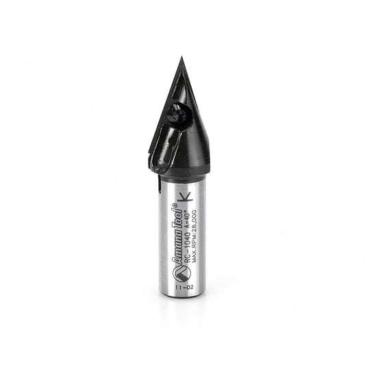 Amana Tool - RC-1040 - INSERT V-GROOVE 40D 1/2 SHANK