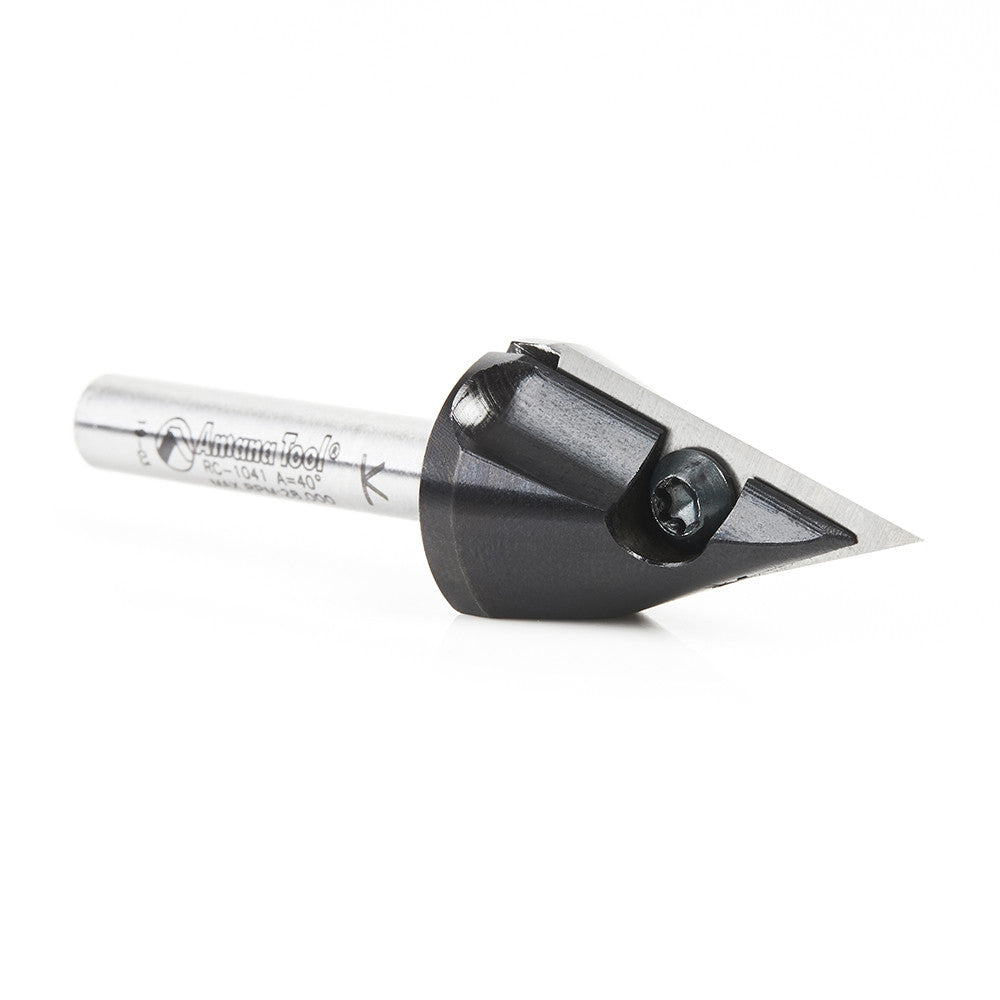 Amana Tool - RC-1041 - INSERT V-GROOVE 40D 1/4 SHANK