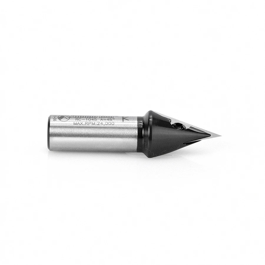 Amana Tool - RC-1045 - INSERT V-GROOVE 45D 1/2 SHANK