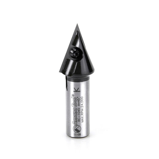 Amana Tool - RC-1045 - INSERT V-GROOVE 45D 1/2 SHANK