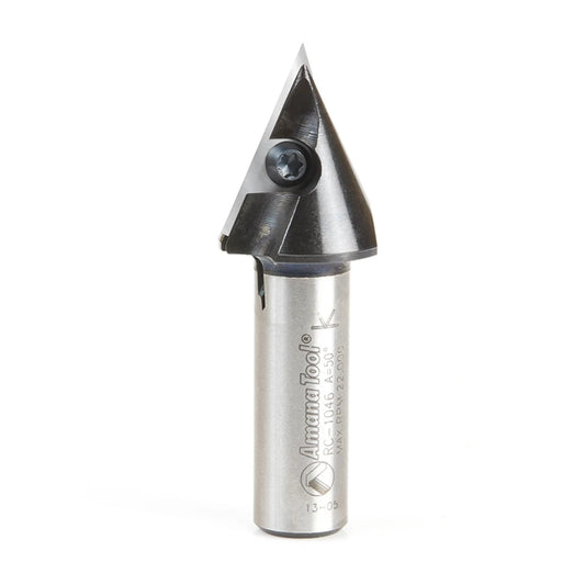 Amana Tool - RC-1046 - INSERT V-GROOVE 50D 1/2 SHANK