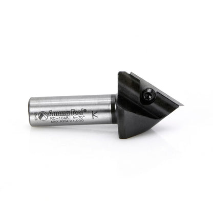 Amana Tool - RC-1048 - INSERT V-GROOVE 70D 1/2 SHANK
