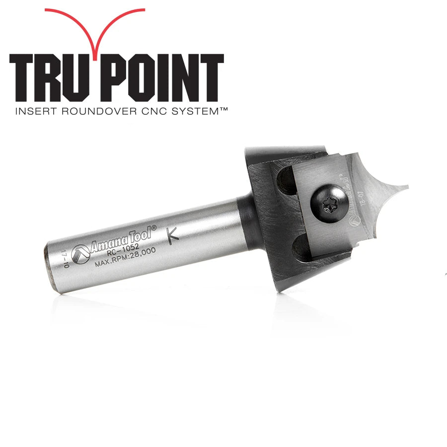 Amana Tool - RC-1063 - 3/8" ROUNDOVER POINT SET 1/2"S