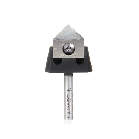 Amana Tool - RC-1066 - 90º V-TIP SET 1/4" SHANK