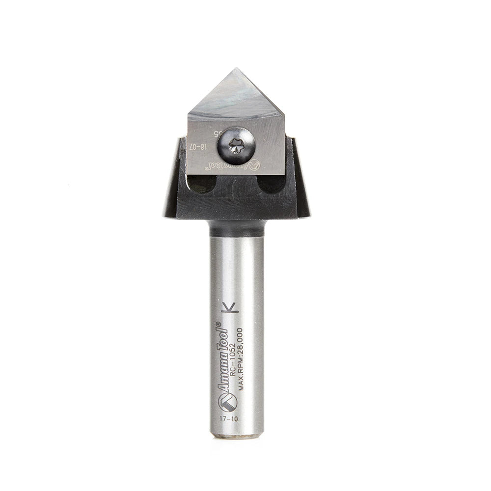 Amana Tool - RC-1067 - 90º V-TIP SET 1/2" SHANK