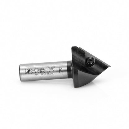 Amana Tool - RC-1072 - INSERT V-GROOVE 72D 1/2 SHANK