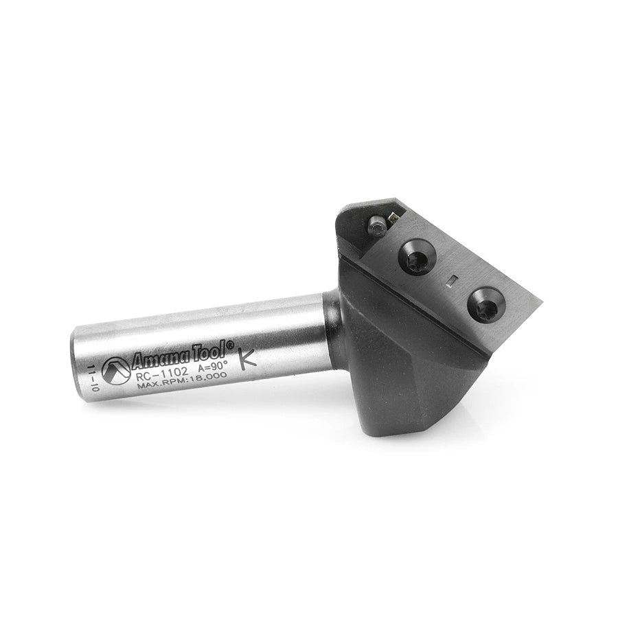 Amana Tool - RC-1102 - V GROOVE INSERT 90D 1/2 SHANK