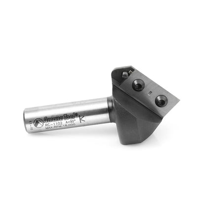 Amana Tool - RC-1102 - V GROOVE INSERT 90D 1/2 SHANK
