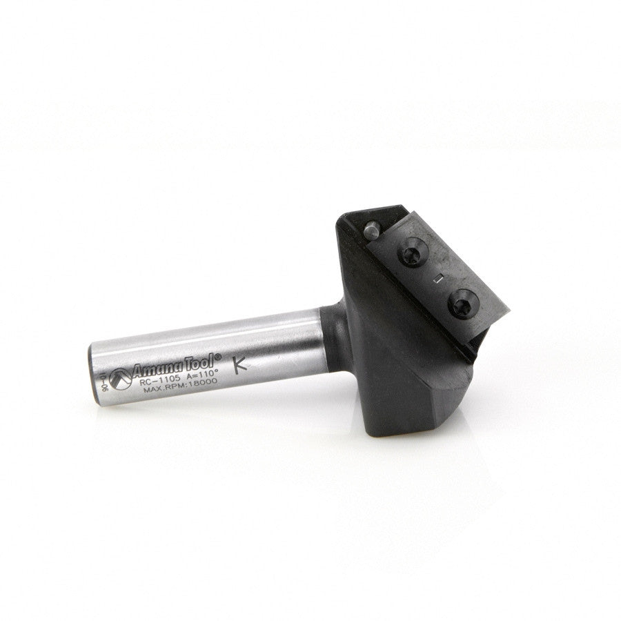 Amana Tool - RC-1105 - V GROOVE INSERT 110D  1/2 SHK