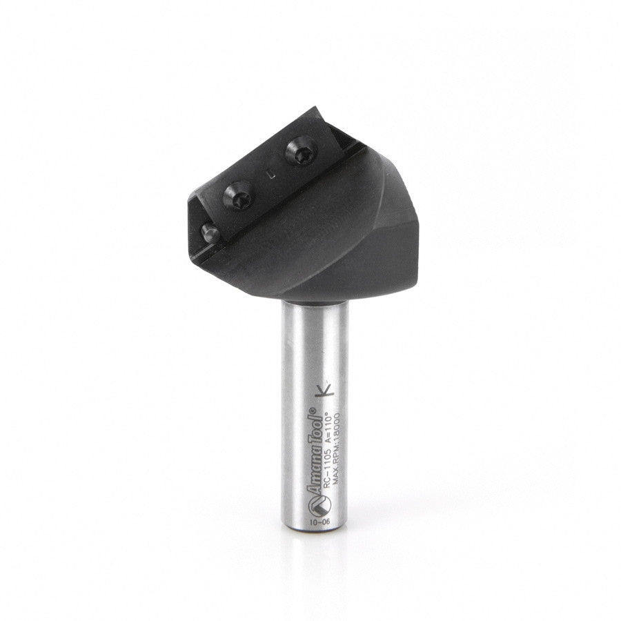 Amana Tool - RC-1105 - V GROOVE INSERT 110D  1/2 SHK