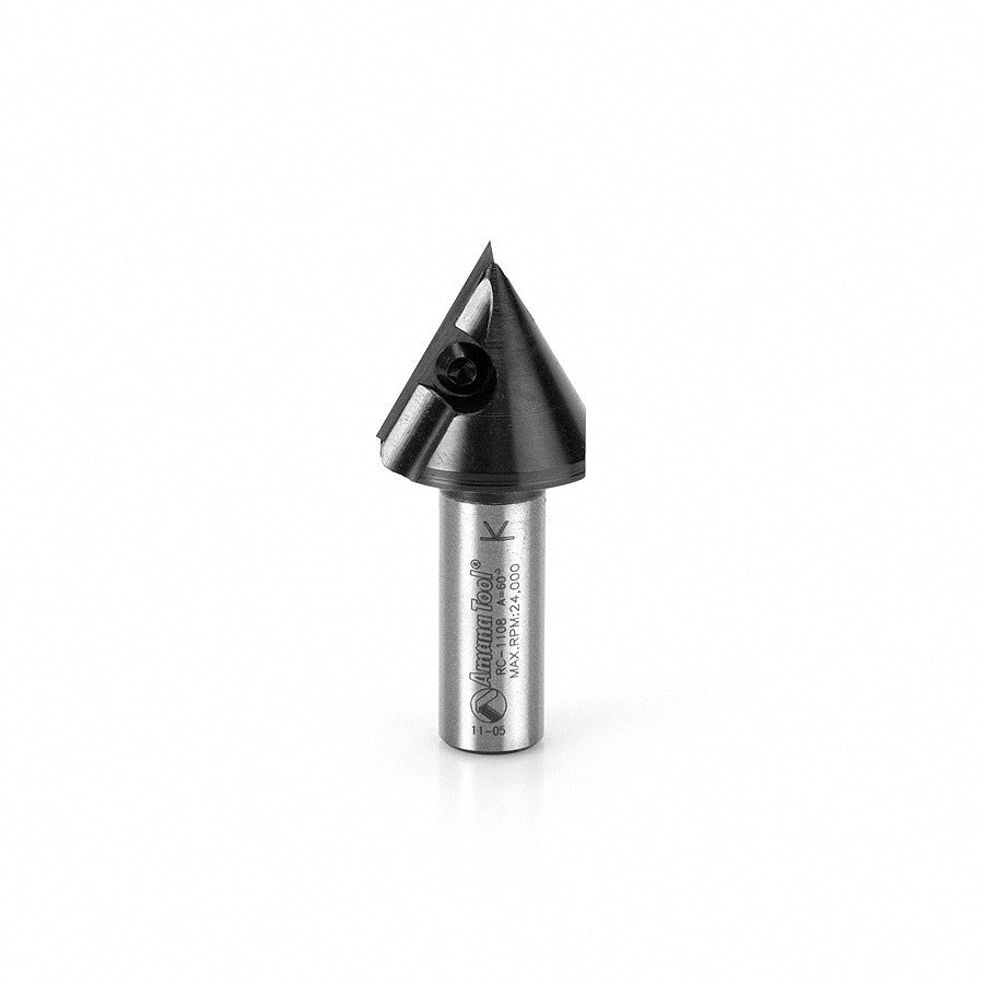 Amana Tool - RC-1108 - V GROOVE INSERT 60D  1/2 SHK