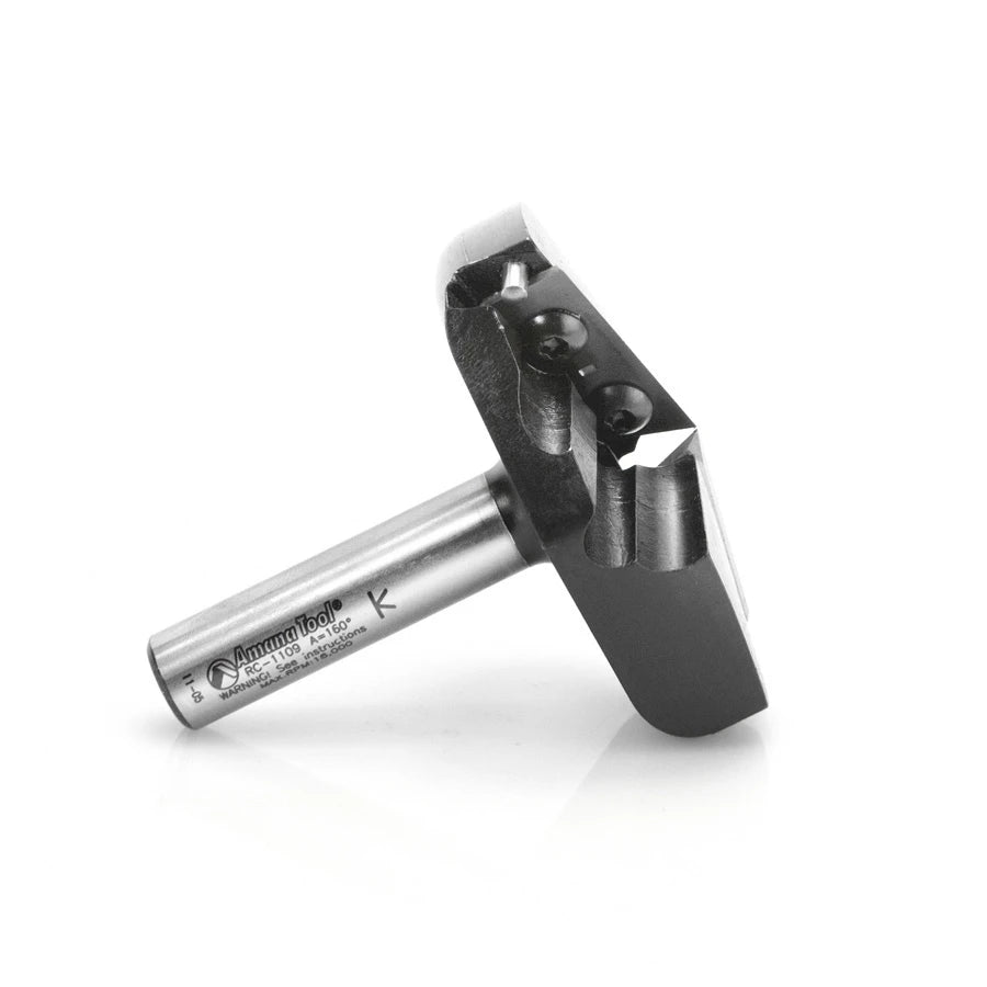 Amana Tool - RC-1109 - V GROOVE INSERT 160D 1/2 SHK