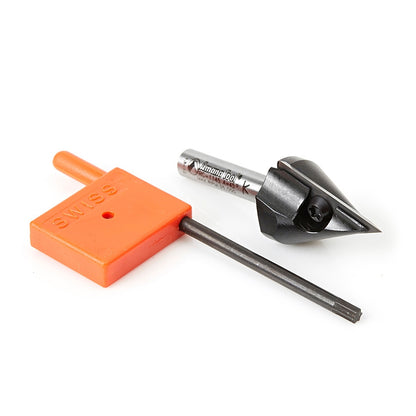Amana Tool - RC-1145 - INSERT V-GROOVE 45D 1/4 SHANK