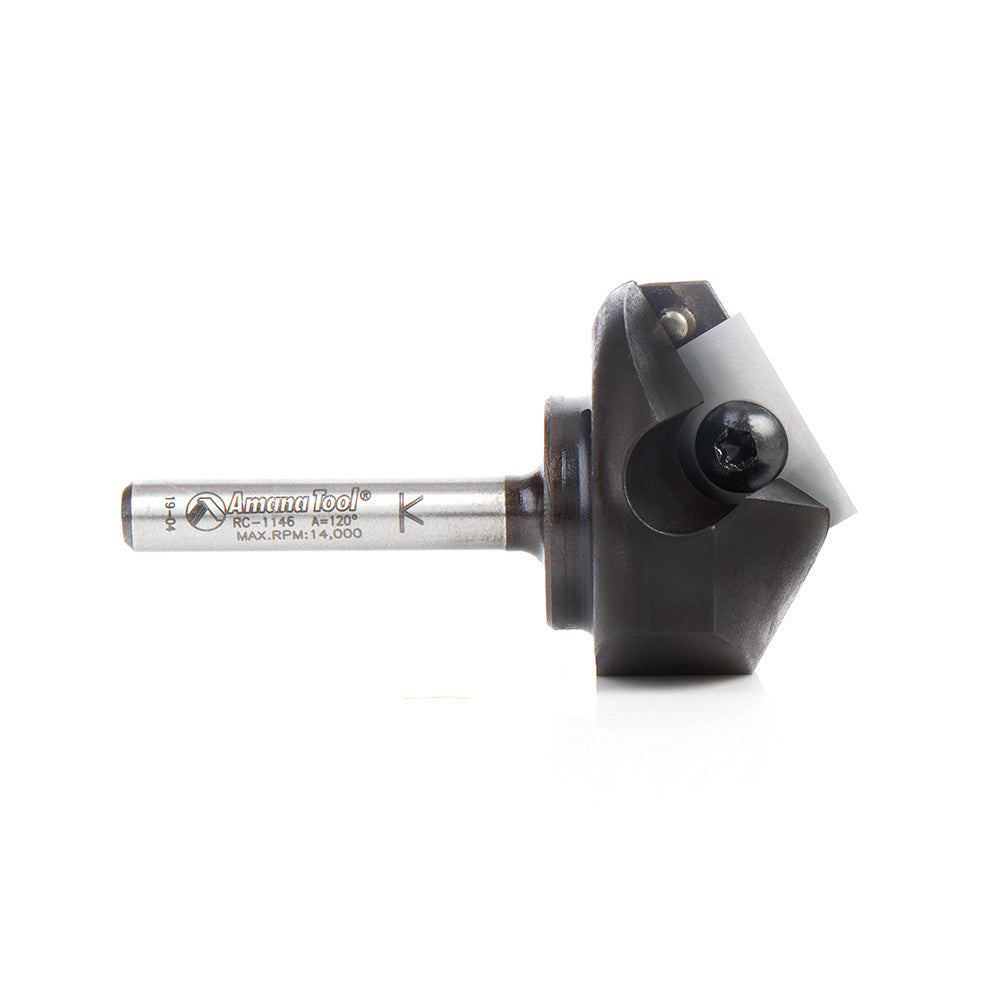 Amana Tool - RC-1146 - V GROOVE INSERT 120D 1/4 SHANK