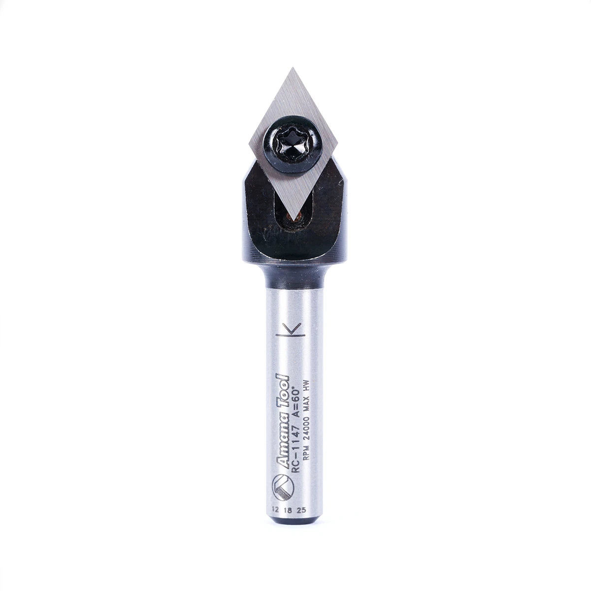 Amana Tool - RC-1147 - V GROOVE INSERT 60D  1/4 SHK
