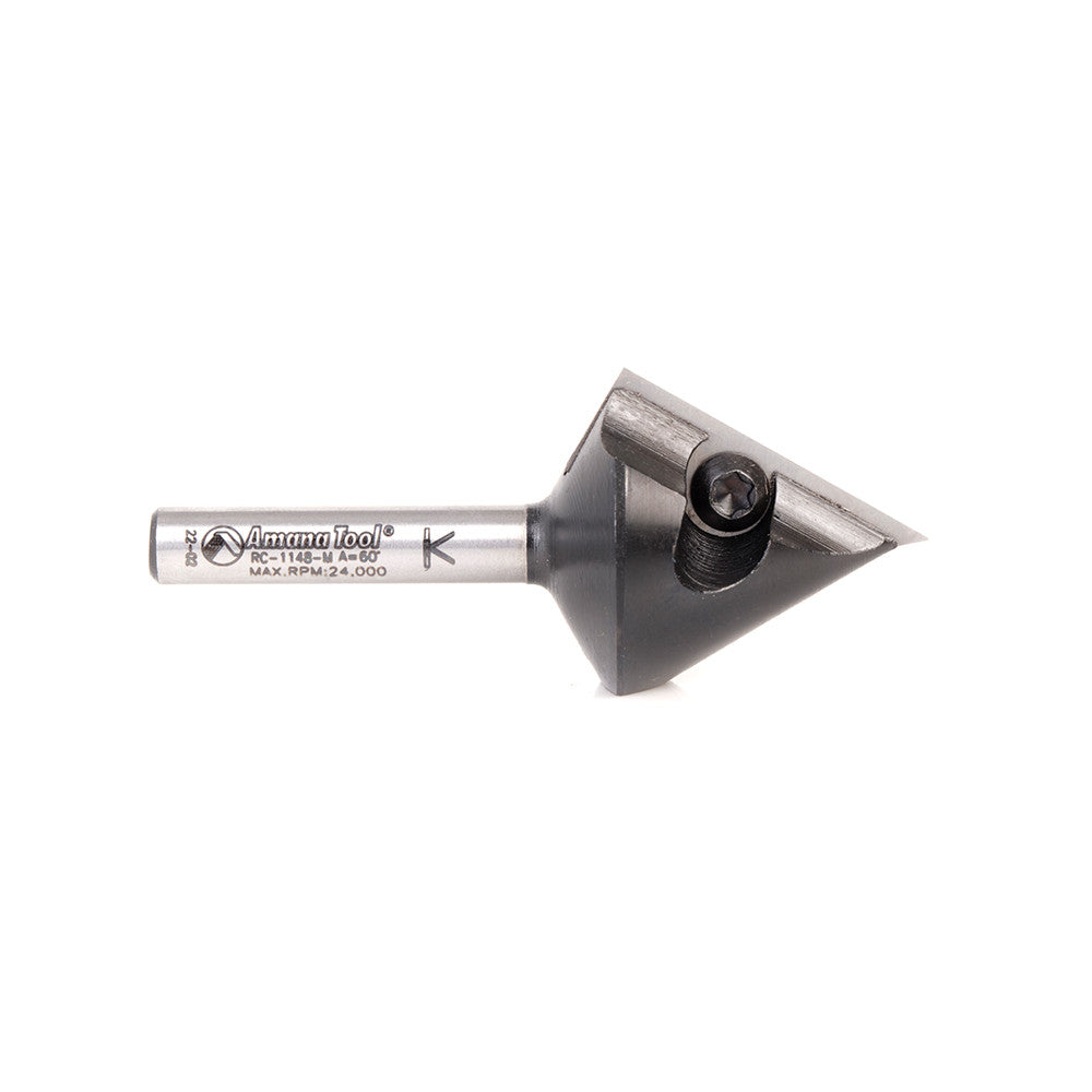 Amana Tool - RC-1148-M - V GROOVE INSERT 60D  6mm SHK