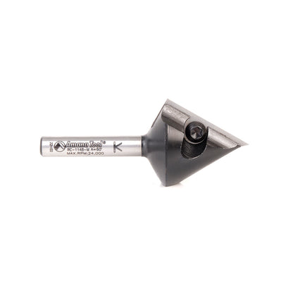 Amana Tool - RC-1148-M - V GROOVE INSERT 60D  6mm SHK