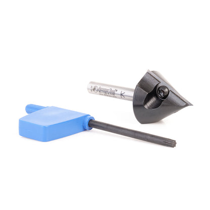 Amana Tool - RC-1148-M - V GROOVE INSERT 60D  6mm SHK
