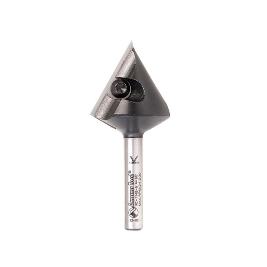 Amana Tool - RC-1148-M - V GROOVE INSERT 60D  6mm SHK