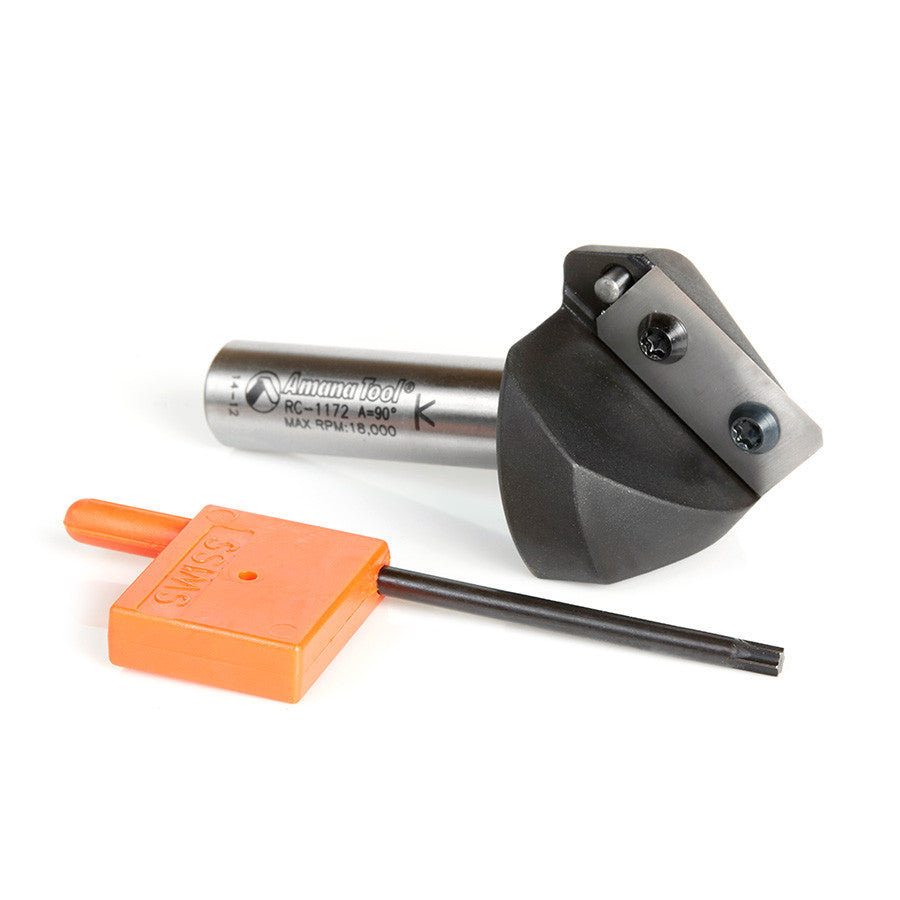 Amana Tool - RC-1172 - V GROOVE INSERT 90D/.090" FLAT