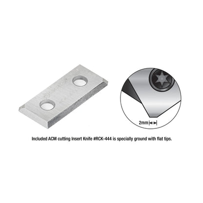 Amana Tool - RC-1175 - V GROOVE INSERT 110D /2mm FLAT