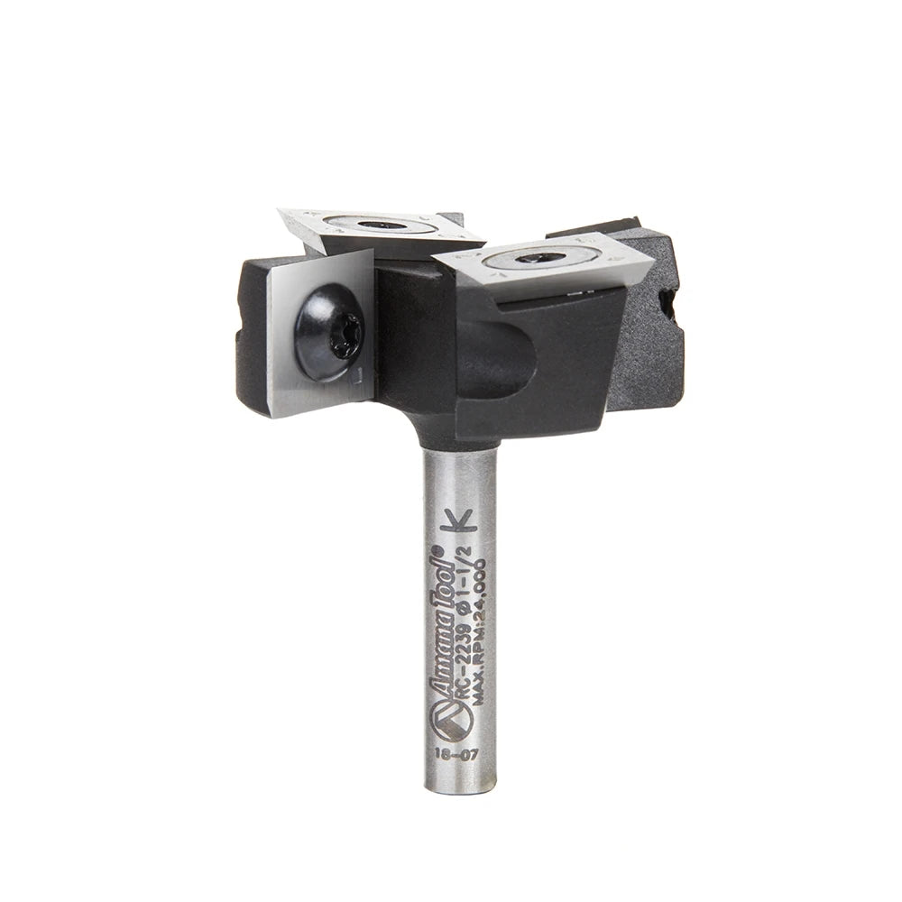 Amana Tool - RC-2239 - SPOILBOARD 2+2 1-1/2"D 6mm SHK