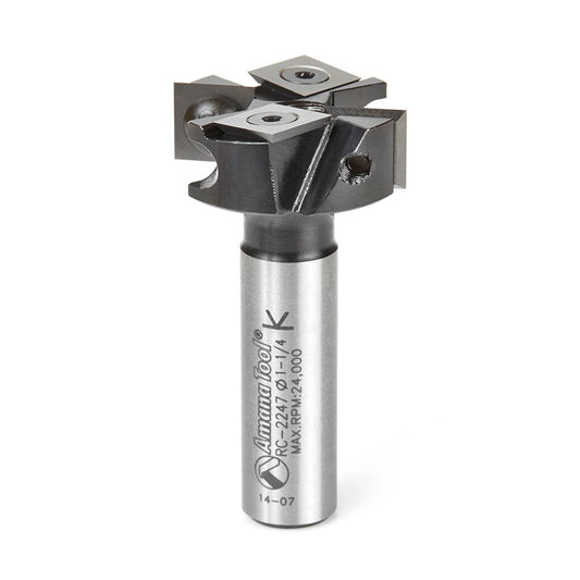 Amana Tool - RC-2247 - SPOILBOARD 2+2 1-1/4"D 1/2 SHK
