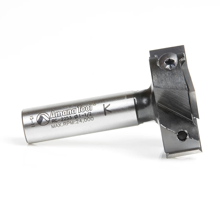 Amana Tool - RC-2253 - SPOILBOARD 2+2 1-1/2"D 12mmSHK