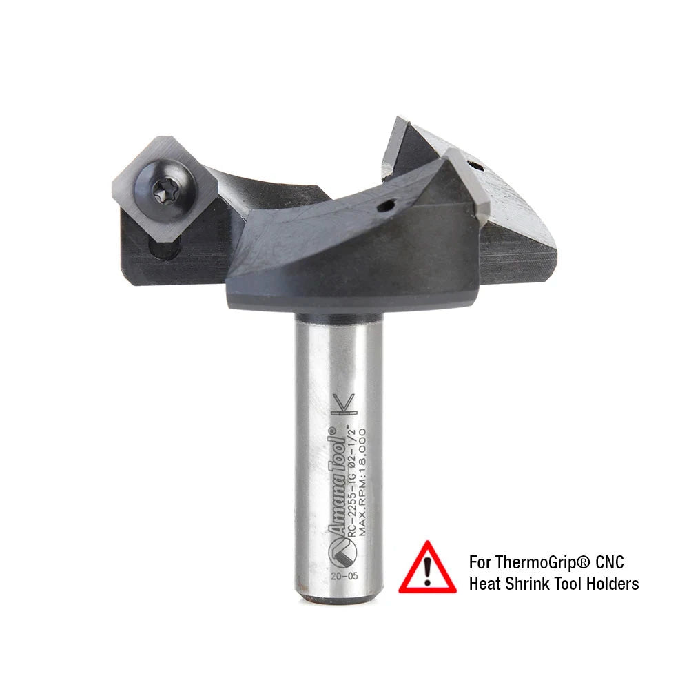 Amana Tool - RC-2255-TG - 3FL 2-1/2D x/2"SHK THERMOGRIP