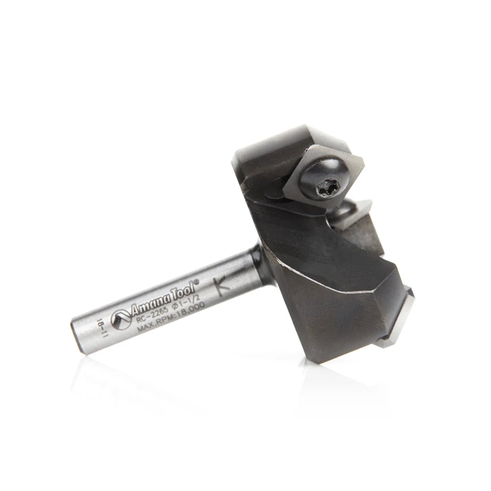Amana Tool - RC-2265 - 3FL 1-1/2" SPOILBOARD 1/4"SHNK