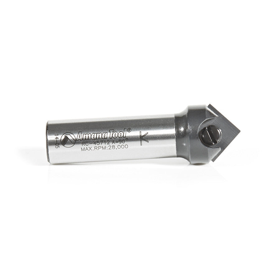 Amana Tool - RC-45712 - INSERT V GROOVE 90 DEGREE 1/2S