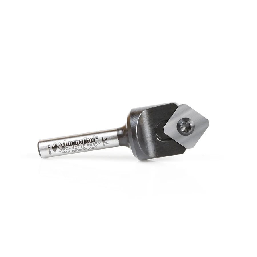 Amana Tool - RC-45716 - INSERT V GROOVE 90D ACM 1/4SHK