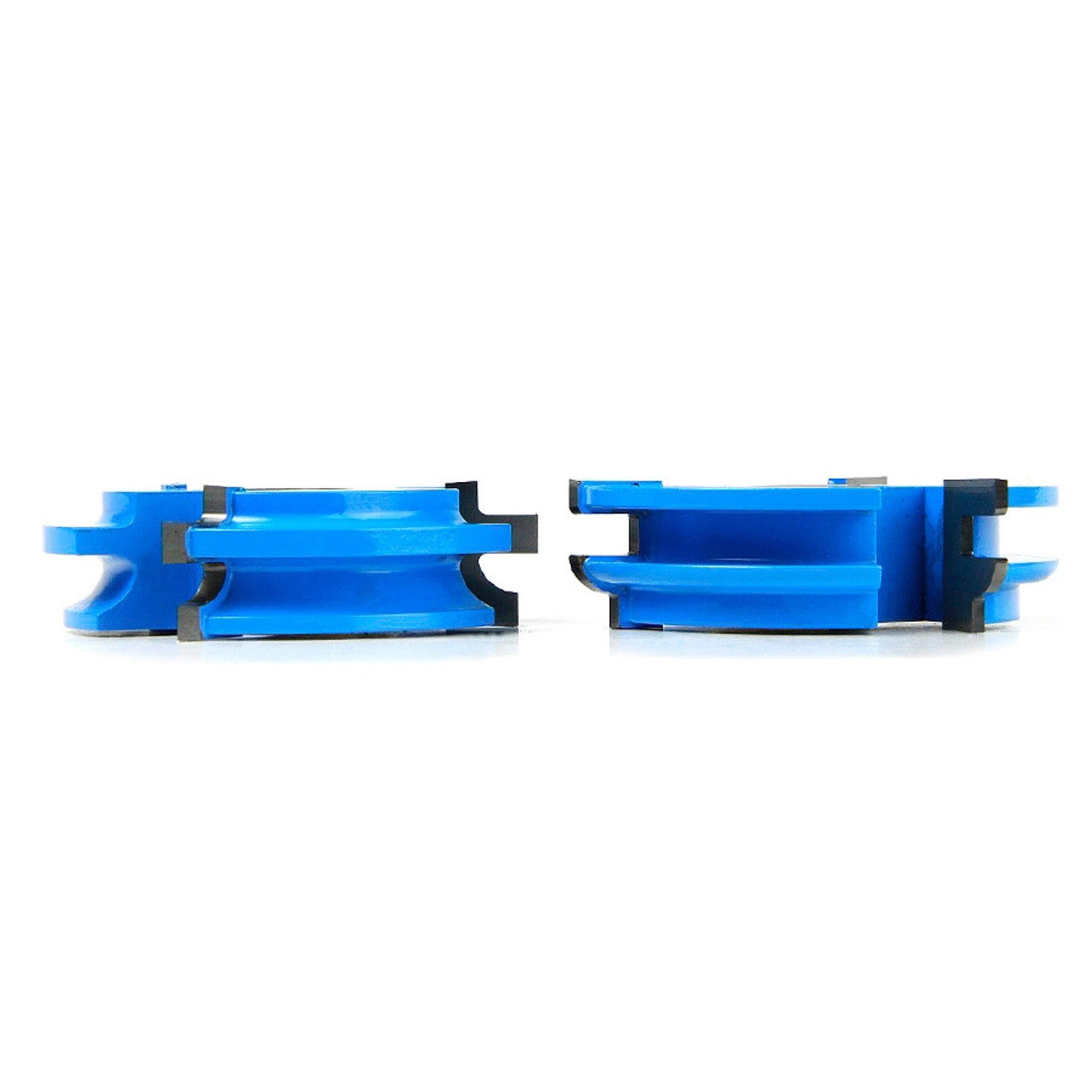Amana Tool SC441 2-PC Carbide Tipped 3-Wing Eased Edge Stile & Rail 3 D x 3/4 CH x 1/4 R x 1/2 & 3/4 Bore Shaper Cutter Set for 3/4 Material