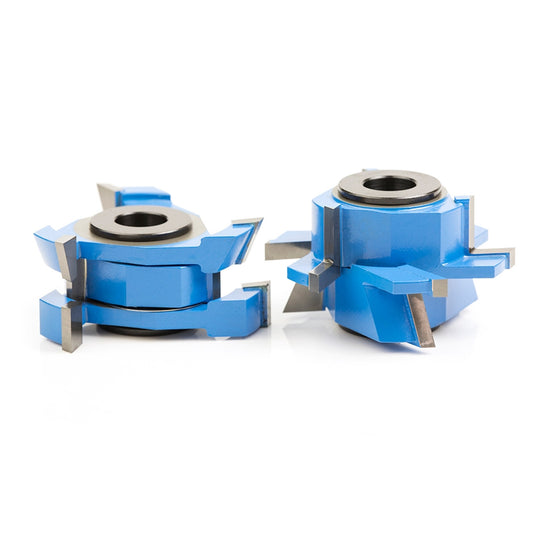 Amana Tool - SC565 2-Piece Carbide Tipped 3-Wing Instile & Rail Adjustable Cabinet Door 22