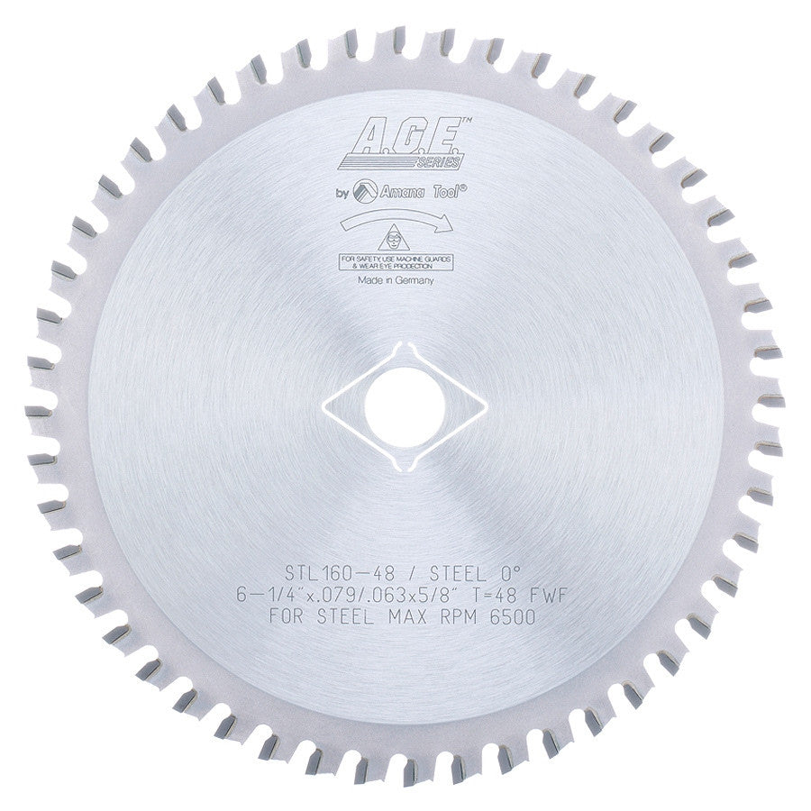 Amana Tool - STL160-48 - 6-1/4" - 6-1/2"X 48T STEEL SAW