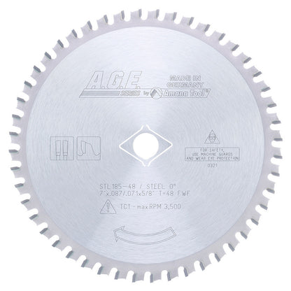 Amana Tool - STL203-42 - AGE STEEL 8-8-1/4"x42T TCG 5/8