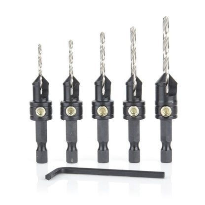 Amana Tool - TDS-500 - 5 PIECE COUNTERSINK DRILL SET