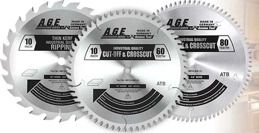Amana Tool - MD10-003 - AGE 3 PIECE SAW BLADES SET
