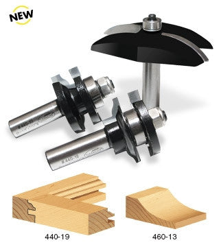 Amana Tool - TRS-280 - 3 PCS COVE DOOR MAKING SET